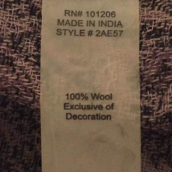 Soft Surroundings Juliette Sweater Boho Fringe Wool Flowy Colorful Embroidered - Picture 8 of 12